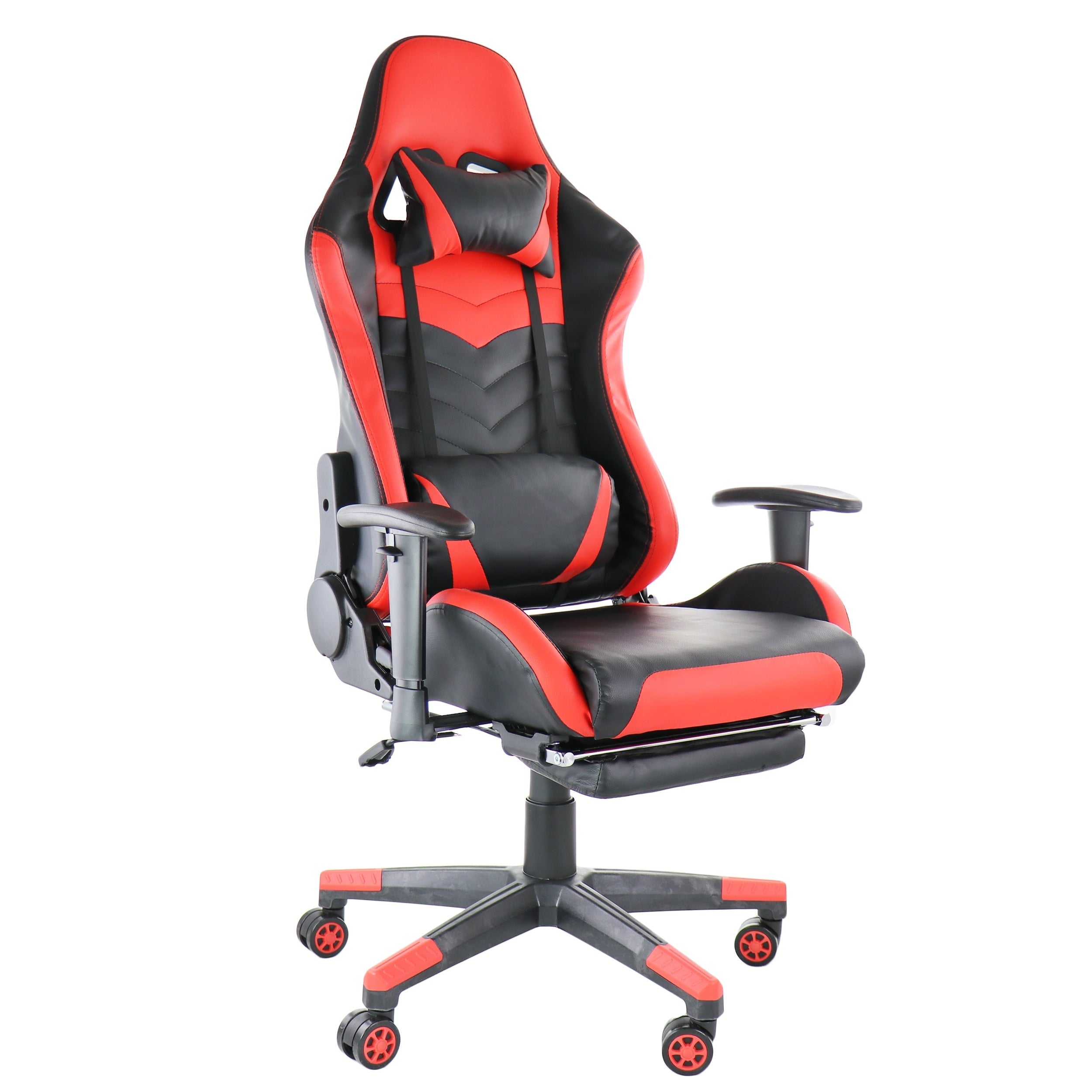 GameFits Gaming Chair – Ergonomic Racing Style in Black & Red